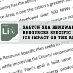 Sustainable Potential of the Salton Sea: The Renewable Resources Specific Plan